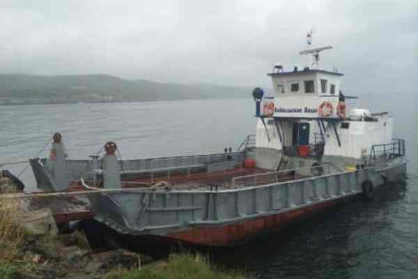 Ferry from Port Baikal to Listvyanka
