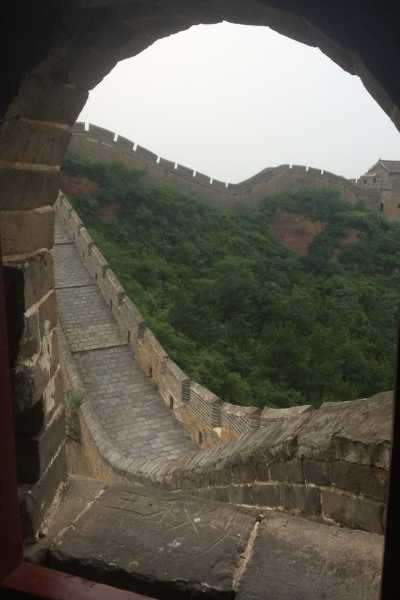 Some parts of the Great Wall have been renovated