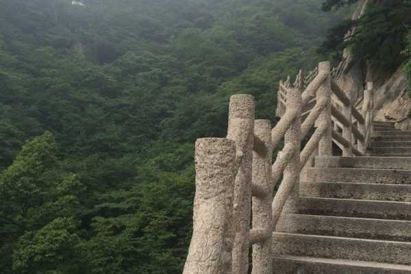 Steps on Huangshan Yellow Mountain