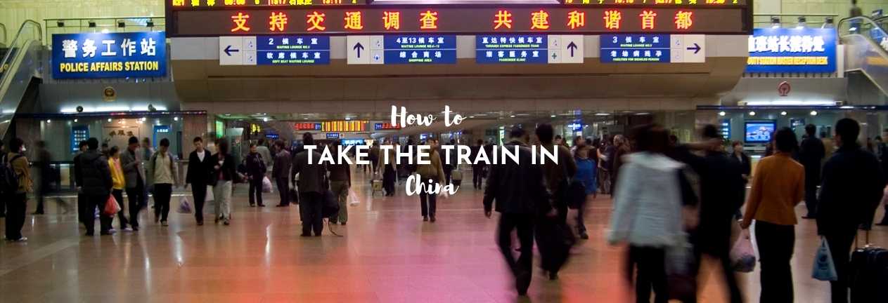 how to take the train in china
