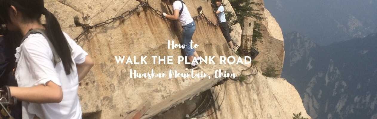 how to walk the plank road huashan mountain