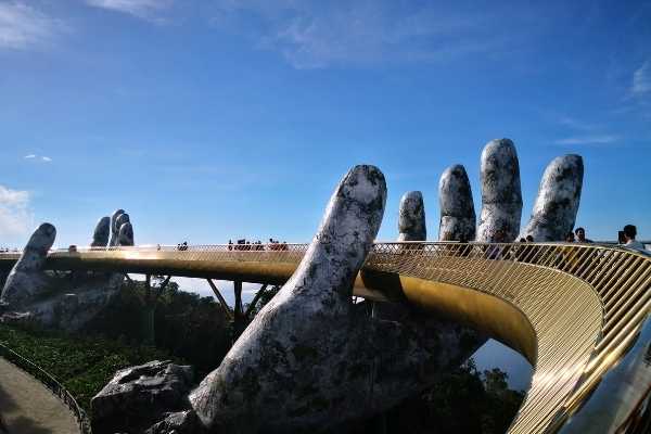 things to do in Hue visit ba na hills golden bridge