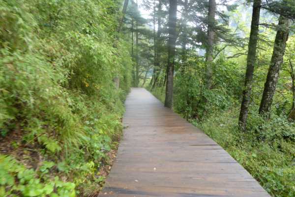 Boardwalk at Jiuzhaigou National Park