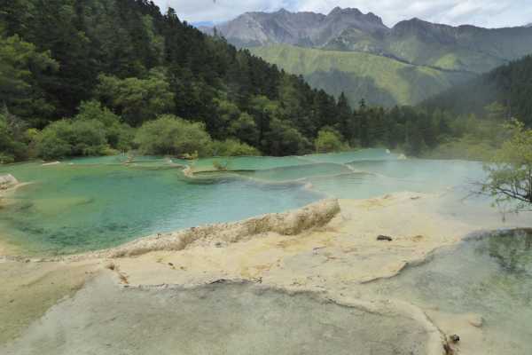 Pools and Valley View Huanglong National Park