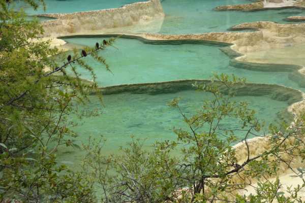 Pools at Huanglong National Park