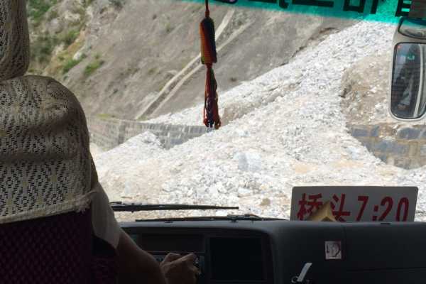Tiger Leaping Gorge Rockfalls on the Road to Shangri La