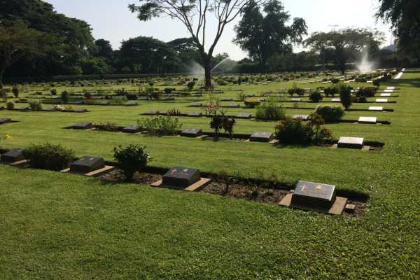 Allied POW graves at Kanchanaburi