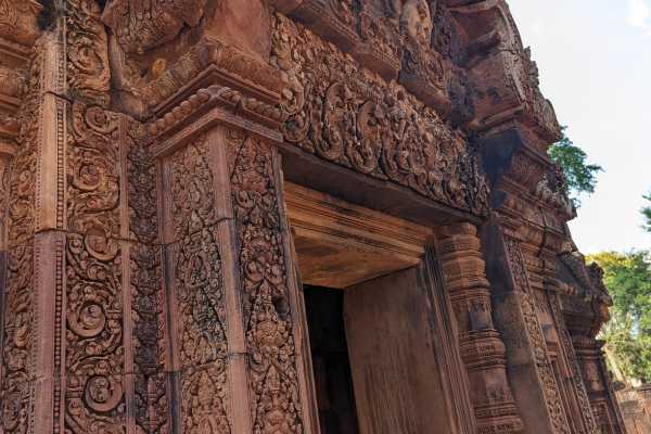 Carved Lintels and Pediments at Bantay Srei Temple