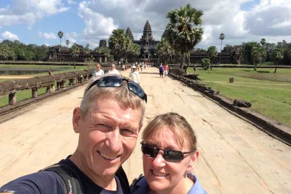 Sarah and Nigel Angkor Wat