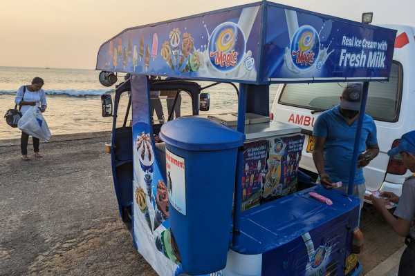 Ice Cream Tuk tuk in Colombo