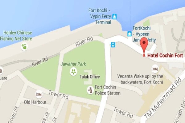 hotel cochin map