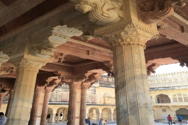 Amber Fort Architecture and Columns