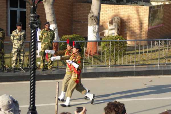 Wagah Border Ceremony choreography