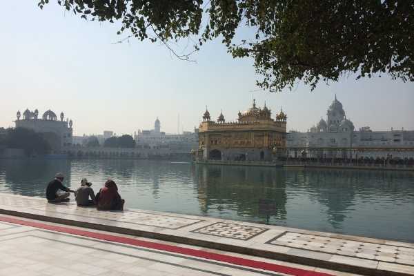 the tank at amritsars golden temple