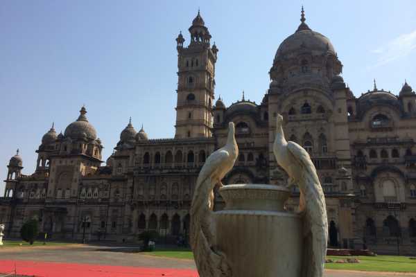 Beautiful exterior of Laxmi Vilas Palace