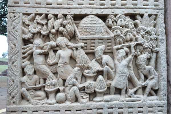 Detailed Carvings at Sanchi