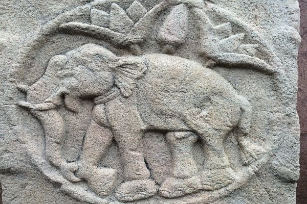 Elephant Carving Stupa Number 2 at Sanchi