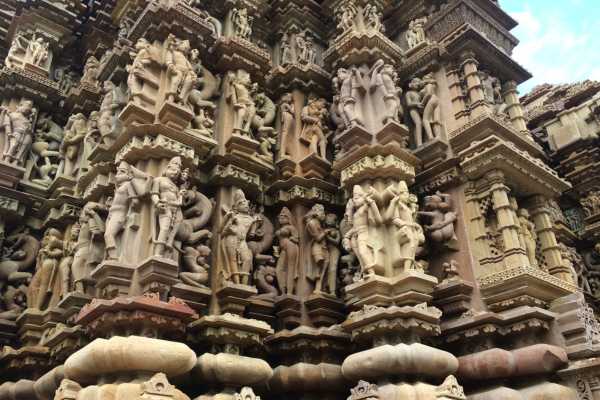 Frieze at Kandariya-Mahadev Temple Khajuraho