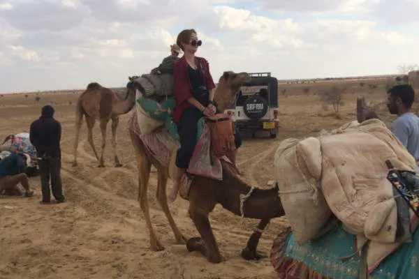 Getting Off Of A Camel
