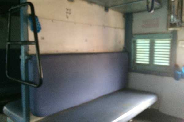 Indian Train Sleeper before anyone got on