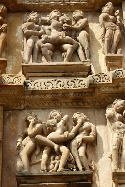 Jagadami Temple Khajuraho erotic carvings