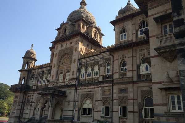 Outside of Laxmi Vilas Palace