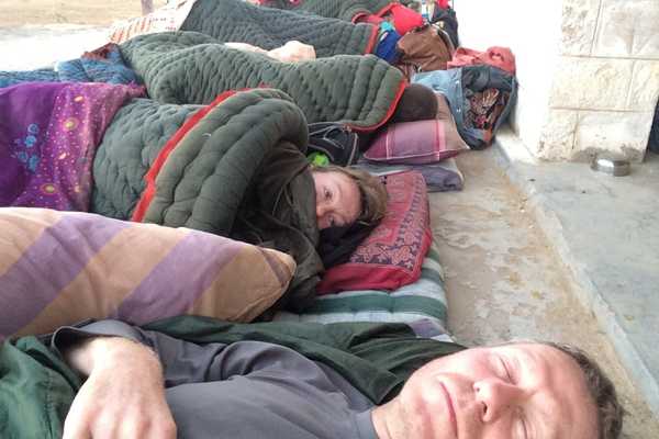 Sleeping out in the Thar Desert