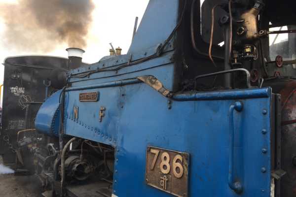 Steam Loco Engine 786 Darjeeling
