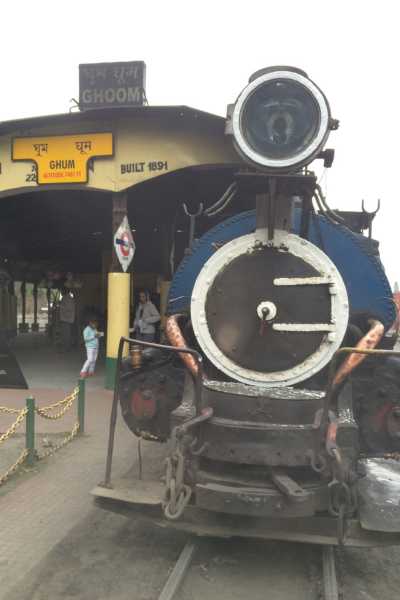 Steam Train at Ghum Station