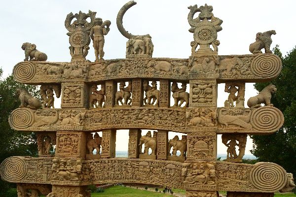 Stupa Entrance gate at Sanchi
