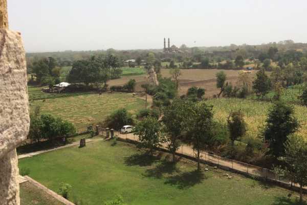 View of the Jami Masjid from the roof of the Kevda Masjid