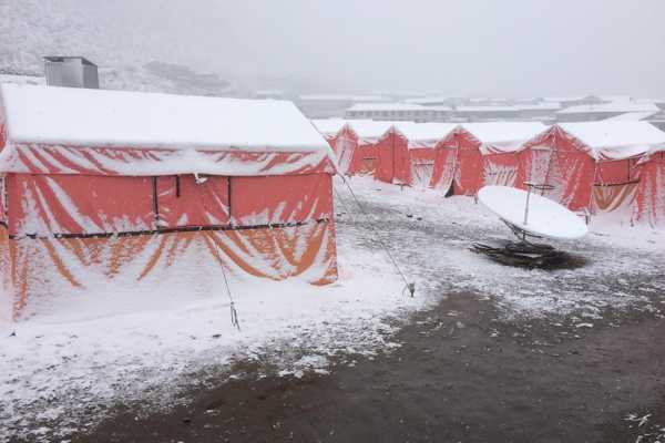 Campsite for night at Dingboche