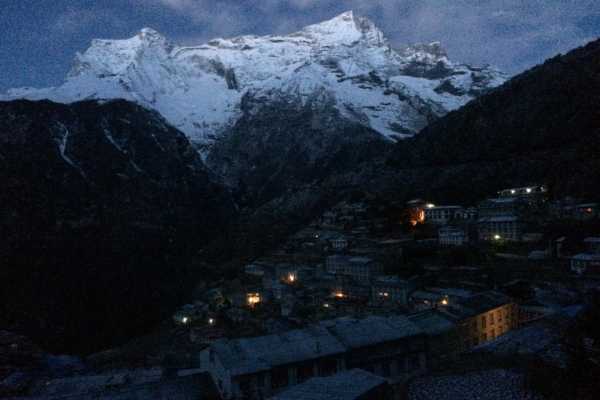 Dawn over Namche Bazaar