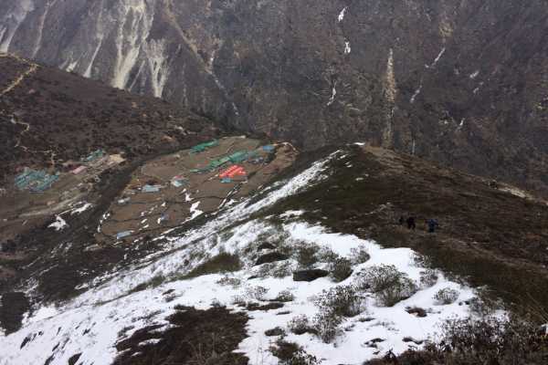 Dhole Campsite from above