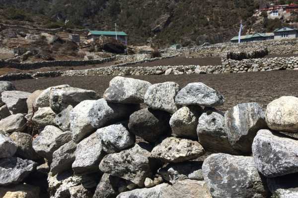 Khunde Stone Walls Nepal