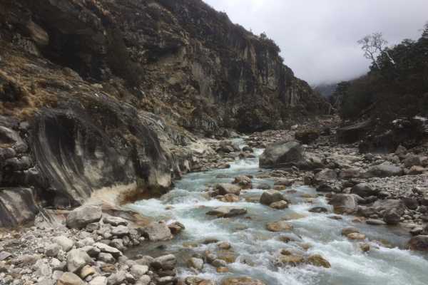 River Crossing Dingboche to Deboche
