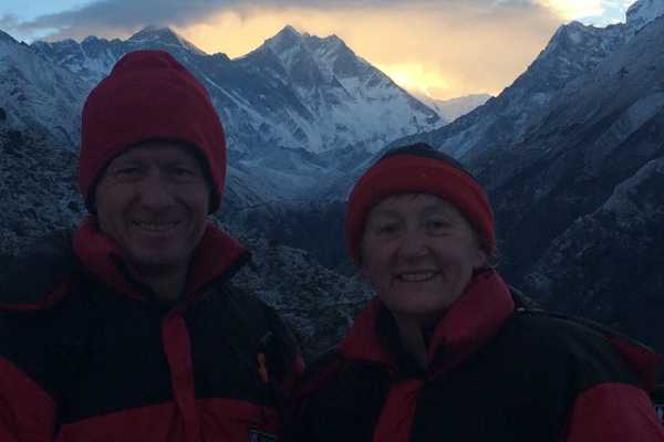 Sunrise or sunshine at Namche Bazaar