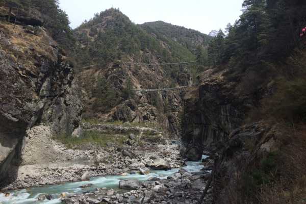 Suspension Bridge between Monjo and Namche Bazaar