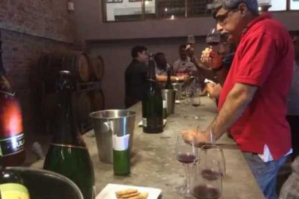 Tasting Wine at Sula Nashik