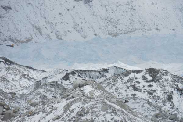 The Glacier Gorakshep to Everest Base Camp