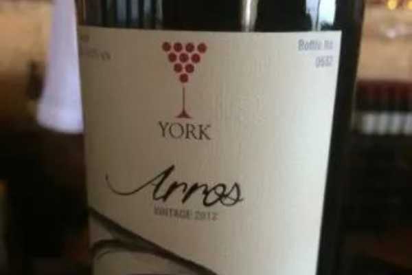 York Winery numbered bottles