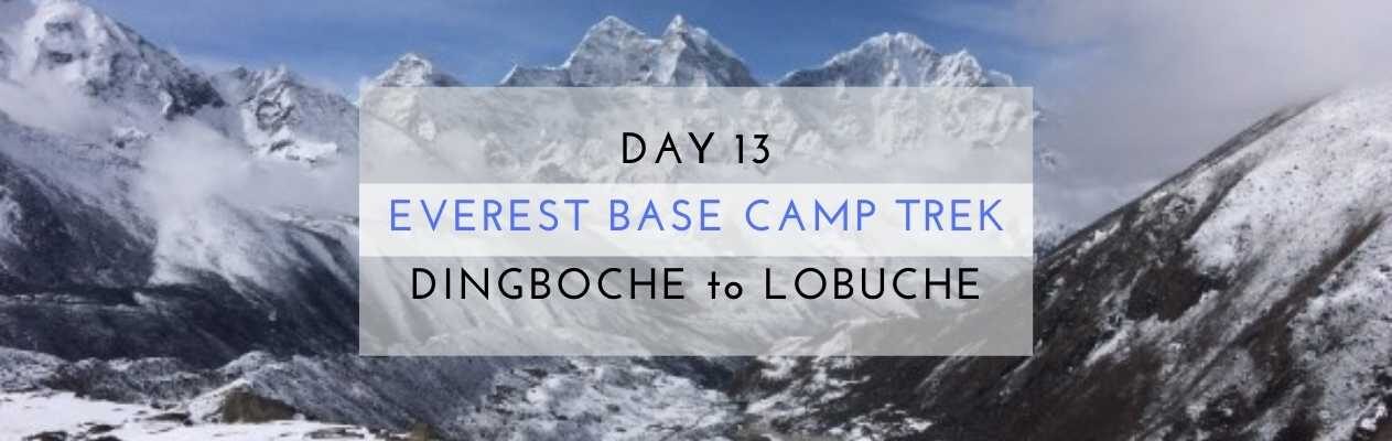 everest base camp dingboche to lobuche