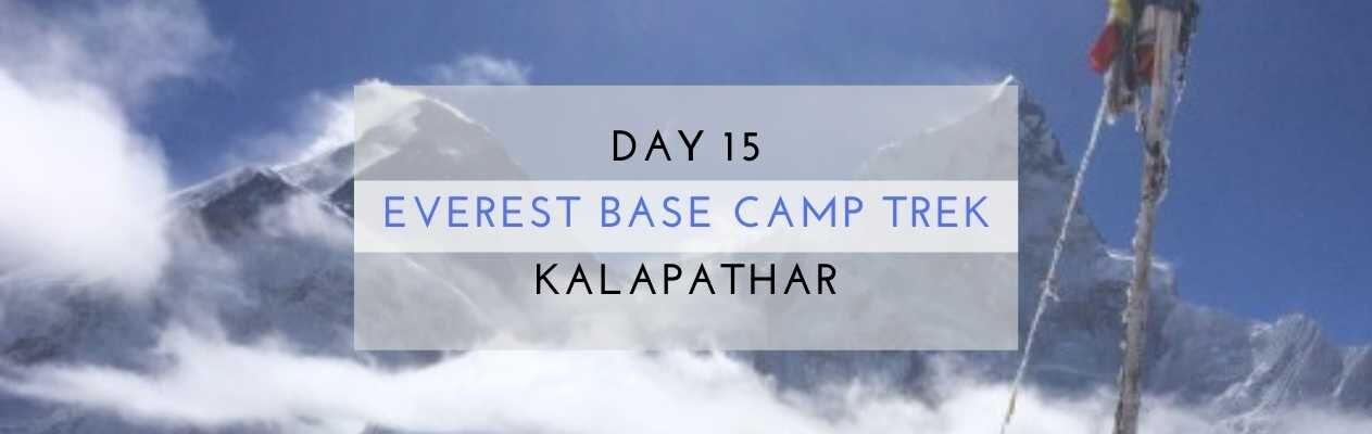 everest base camp trek kalapathar