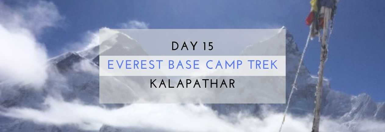 everest base camp trek kalapathar