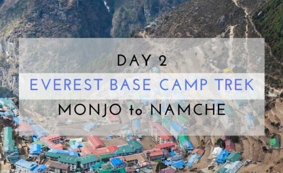 everest base camp trek monjo to namche
