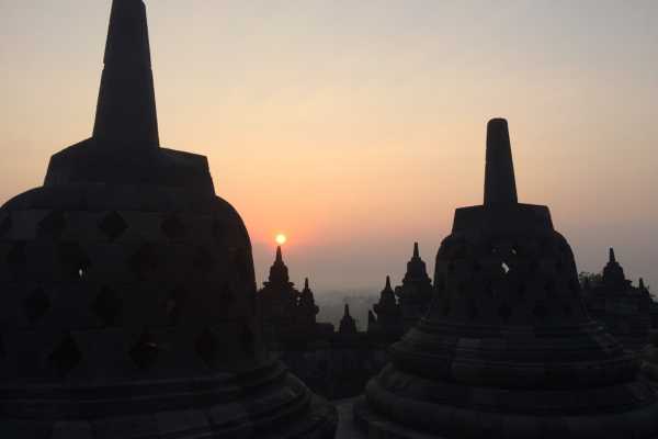Borobodur at sunrise