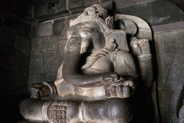 Ganesha statue at Prambanan
