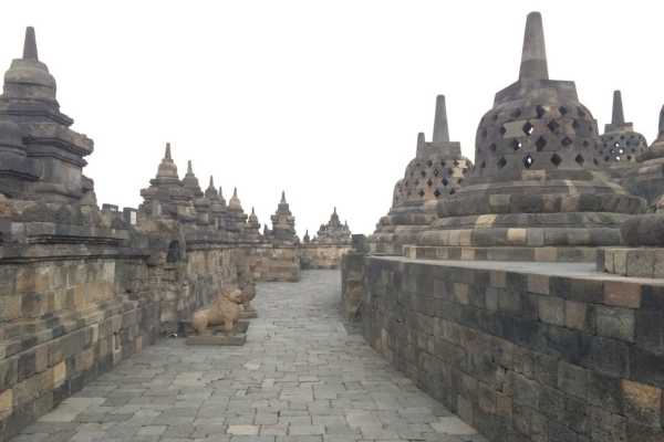 Stupas at Borobodur