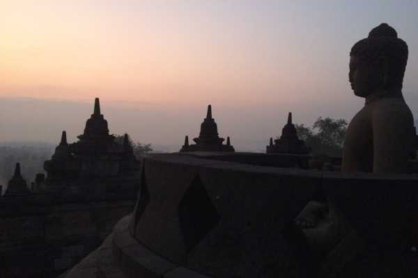 Sunrise at Borobodur