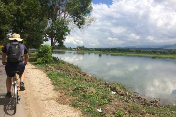 Cycling near Inle lake